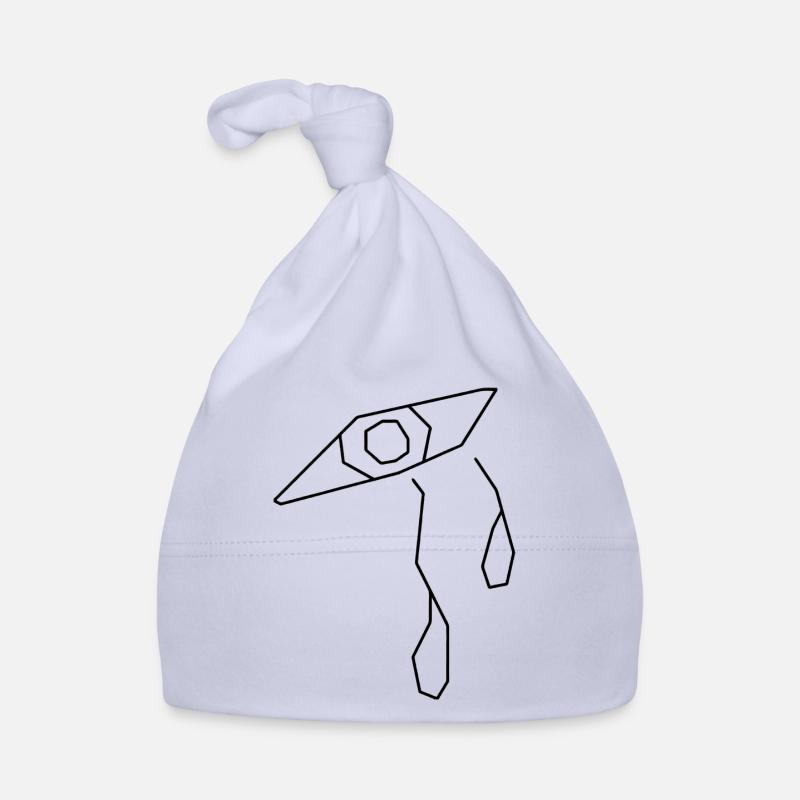 Kubistische Empathie oder Toleranz. Baby Bio-Mütze