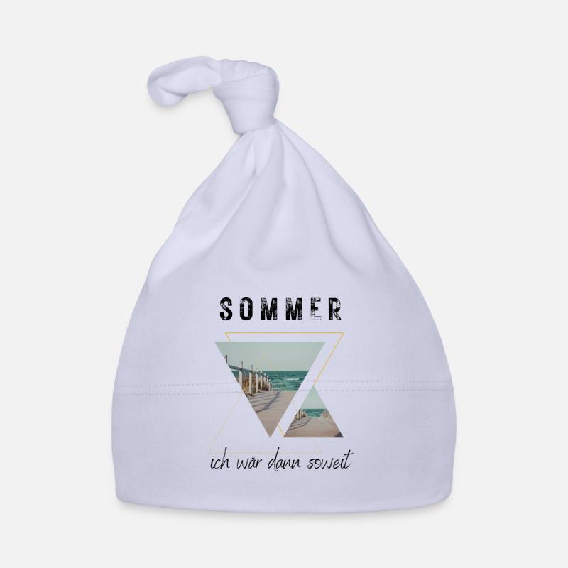 SOMMER ich bin dann soweit - HELLO SUMMER Baby Bio-Mütze