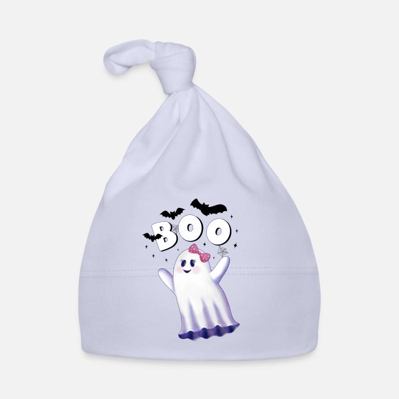 Halloween Ghost. Boo Organic Baby Cap