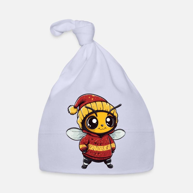 Biene Weihnachten Comic Baby Bio-Mütze