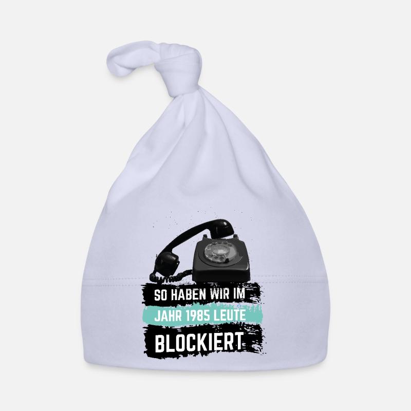 This is how we blocked people in 1985 Organic Baby Cap