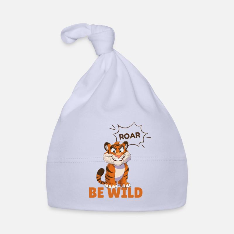Be Wild - Tiger with speech bubble "ROAR" Organic Baby Cap
