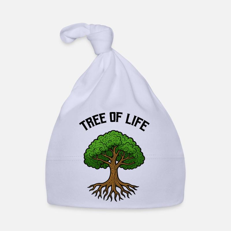 baum des lebens Baby Bio-Mütze
