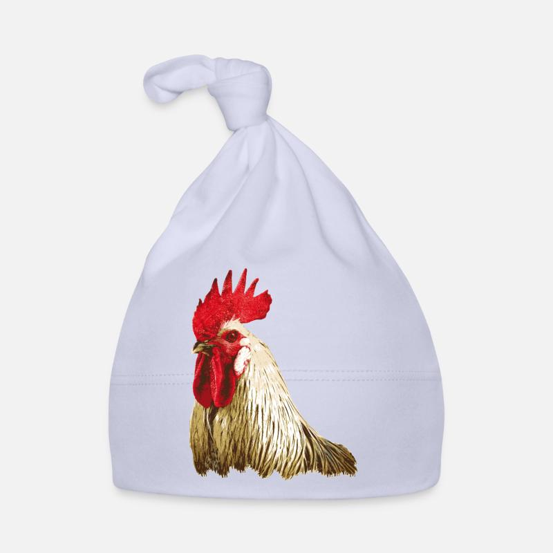 Hahn Hahnenfigur Baby Bio-Mütze