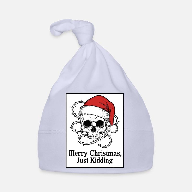 Crâne de Noël Bonnet bio Bébé