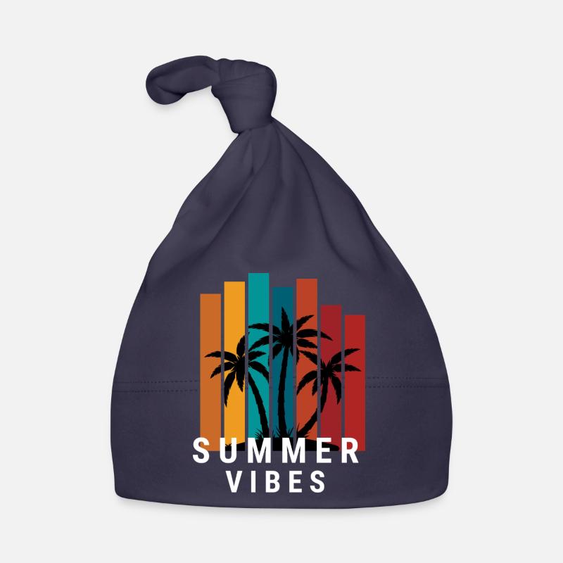 Summer Vibes Organic Baby Cap