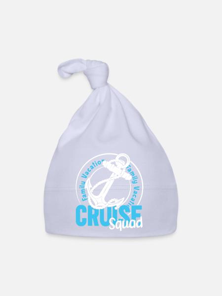 Family Cruise - Organic Baby Cap - sky - Front