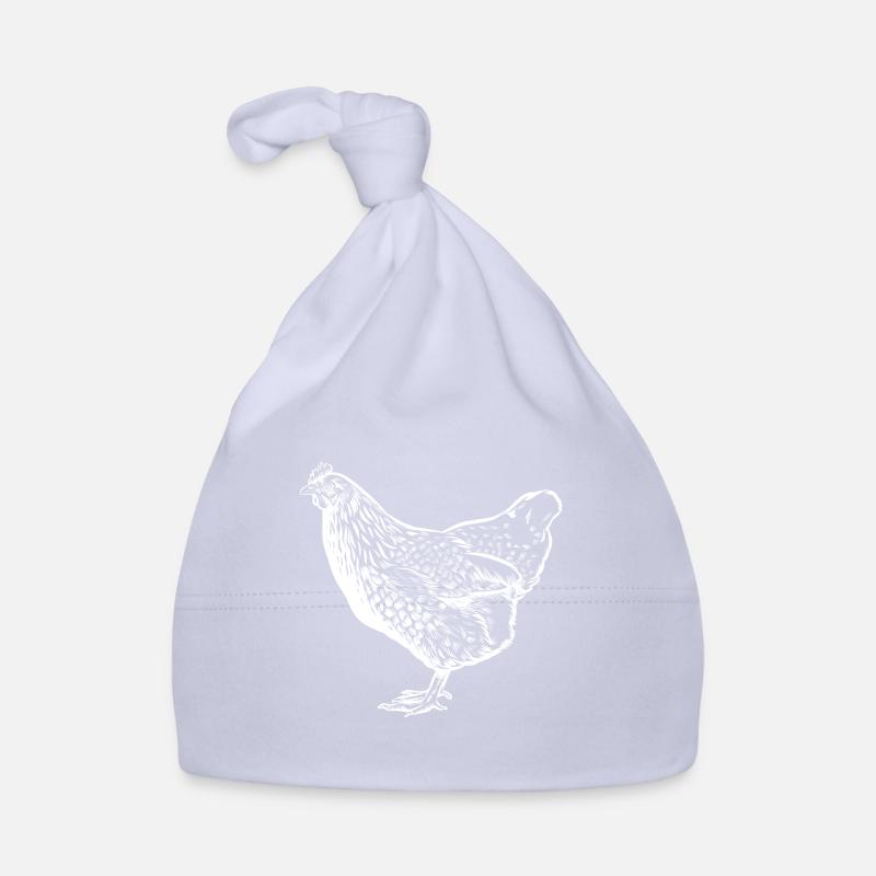 Poulet - Dessin - Éventail de poulets Bonnet bio Bébé