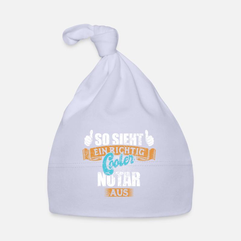 So sieht ein richtig cooler Notar aus Baby Bio-Mütze