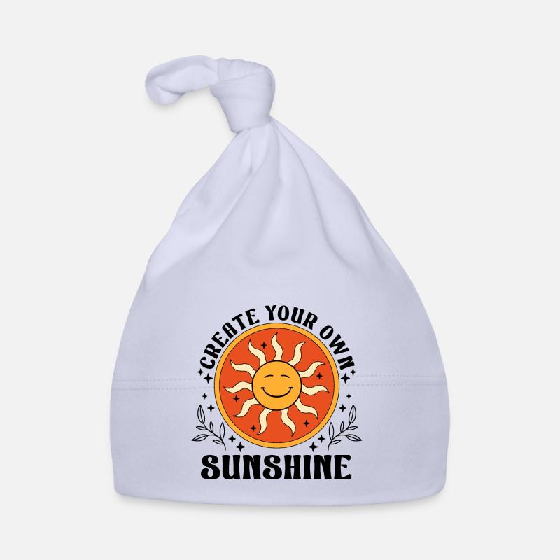 Sonne und strahlen Baby Bio-Mütze