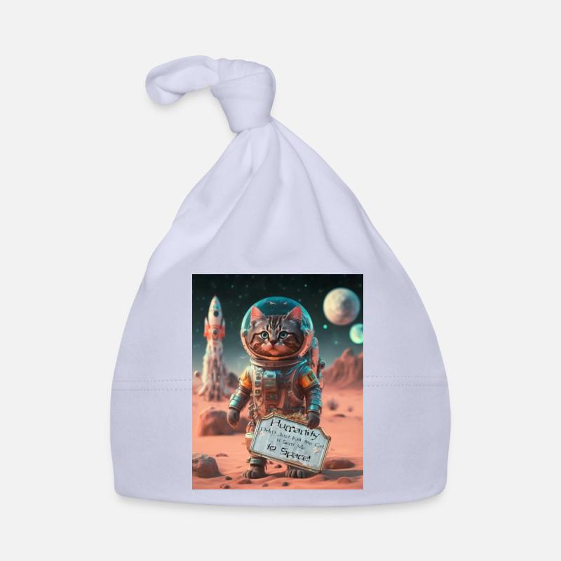 Funny Space Cat design Baby Bio-Mütze