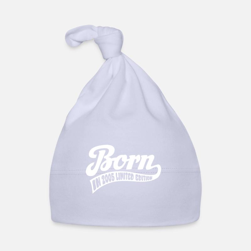 Né en 2005 - Edition Limitée - Anniversaire Bonnet bio Bébé