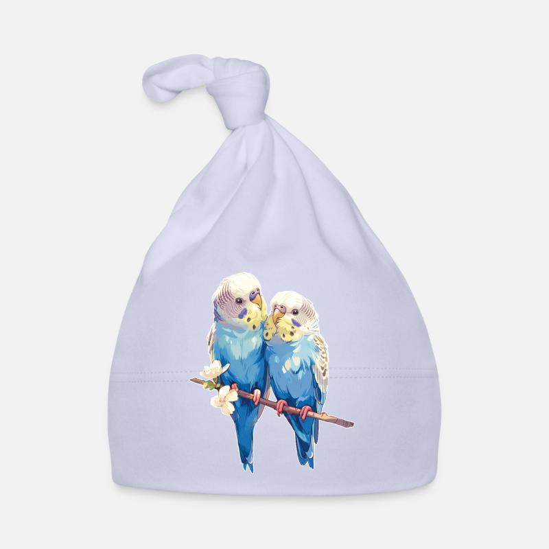 Paire de perruches Bonnet bio Bébé