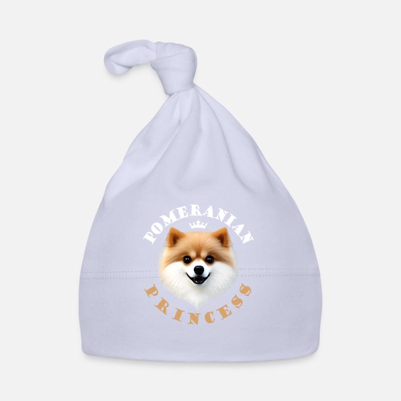 Pomeranian Princess - Zwergspitz - Spruch Baby Bio-Mütze