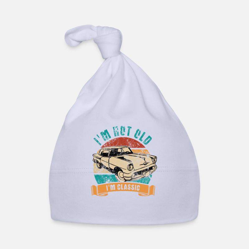 I'm not old I'm classic - Vintage Retro Auto Baby Bio-Mütze