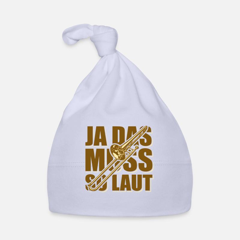Ja das muss so laut - Posaune Baby Bio-Mütze