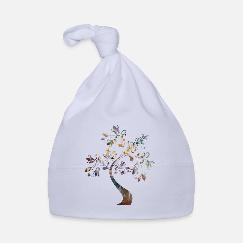 Baum des Lebens Esoterik Geschenk Baby Bio-Mütze