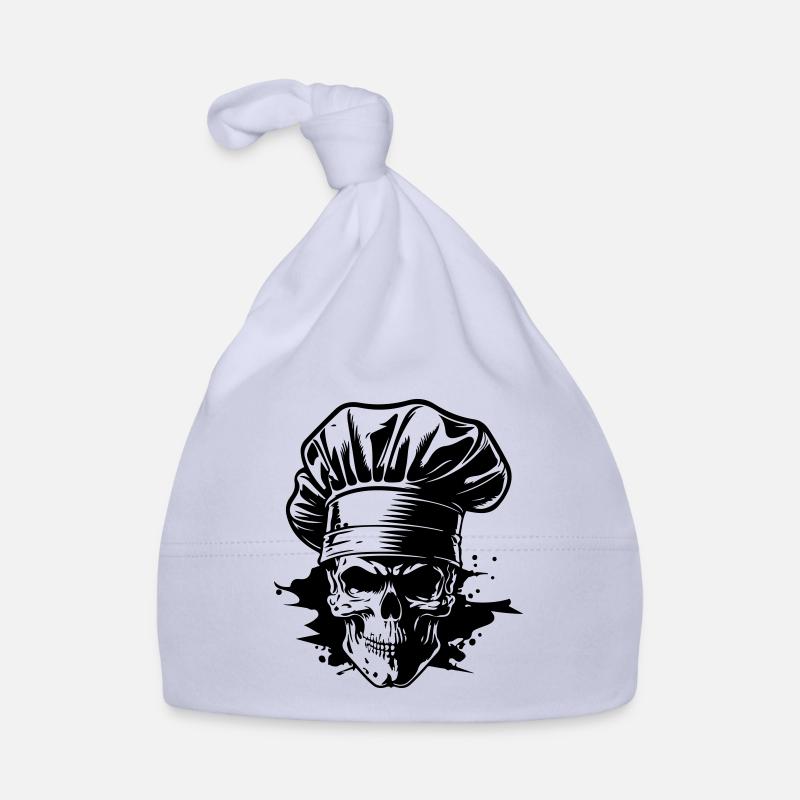 Koch Skelett Chef Baby Bio-Mütze