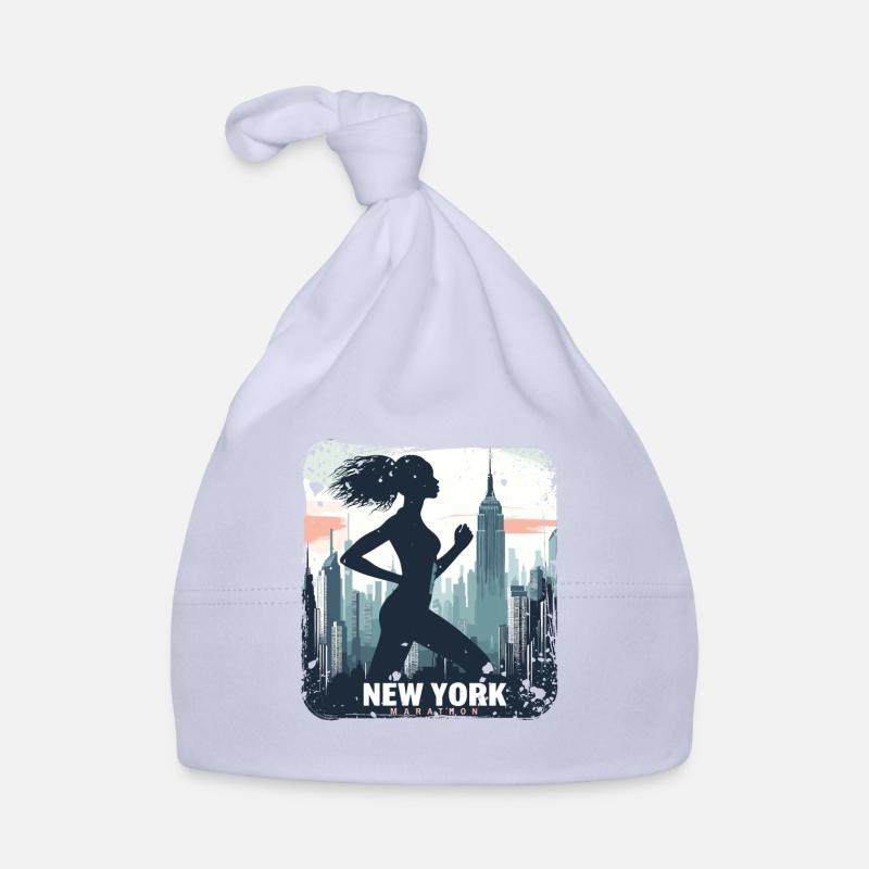 Runner Skyline NYC Organic Baby Cap