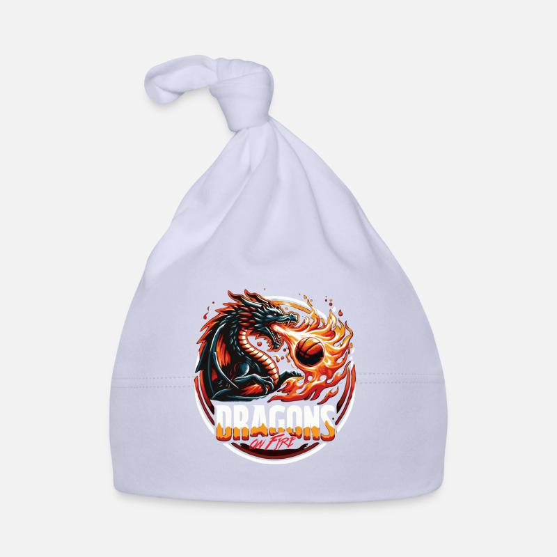 Dragons on Fire Basketball Baby Bio-Mütze