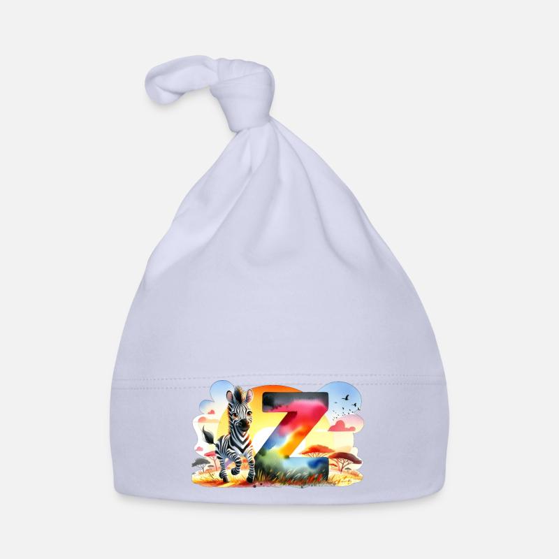 Z comme Zèbre Savane Bonnet bio Bébé