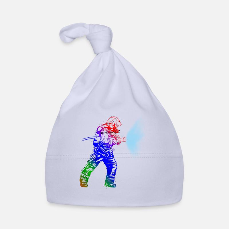Pompier pompier Bonnet bio Bébé