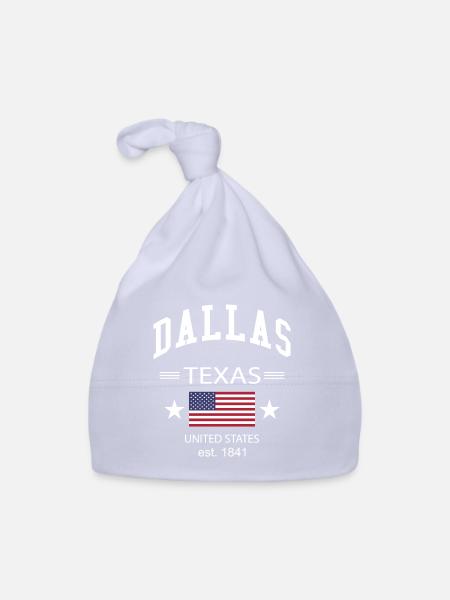 Dallas - Bonnet bio Bébé - ciel - Devant