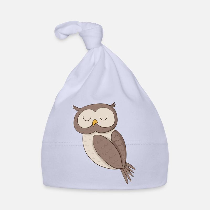 Vogel Eule Baby Bio-Mütze