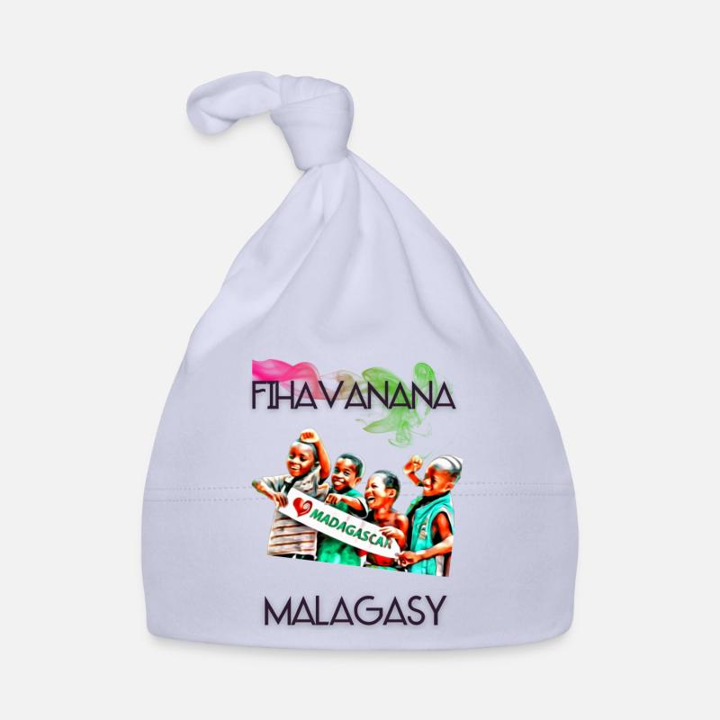 FIHAVANANA MALAGASY - Bonnet bio Bébé - ciel