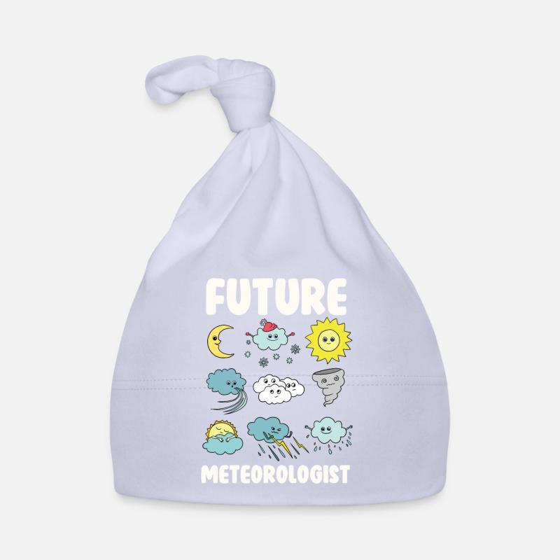Future meteorologist Organic Baby Cap