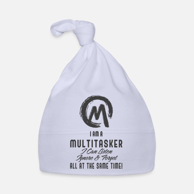 I am a multitasker Organic Baby Cap