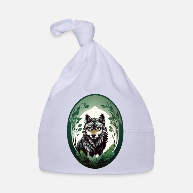 Waldbewohner Wolf Baby Bio-Mütze