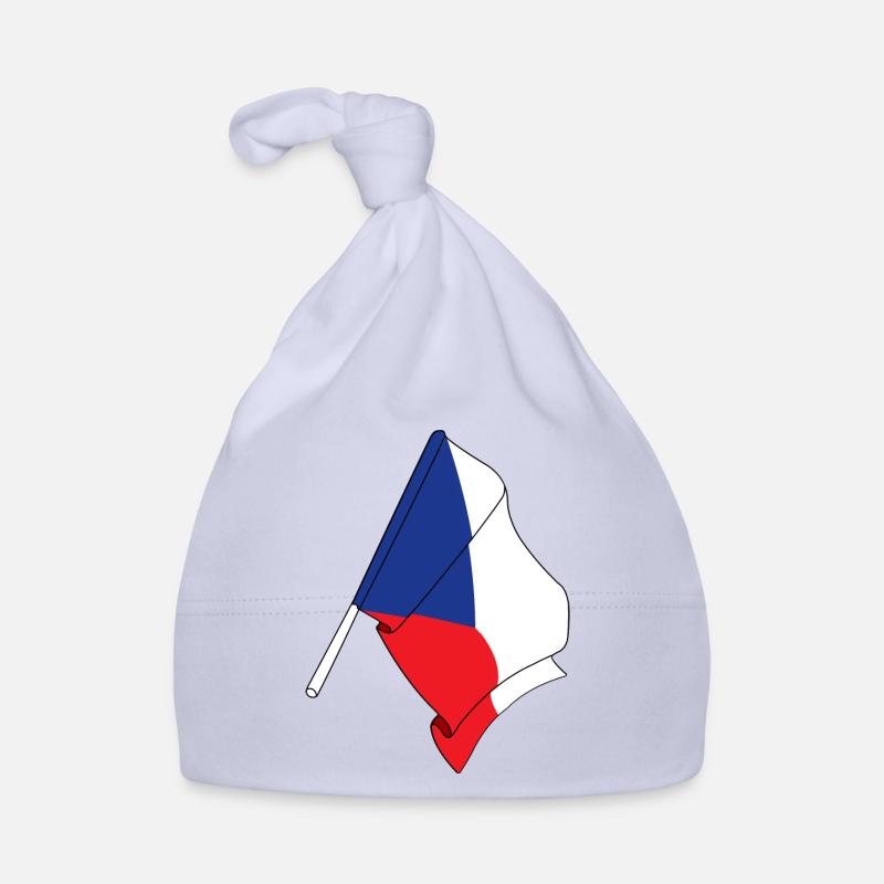 Drapeau de la République tchèque Bonnet bio Bébé