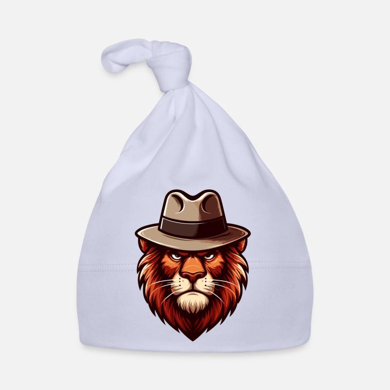 Lion with hat Organic Baby Cap