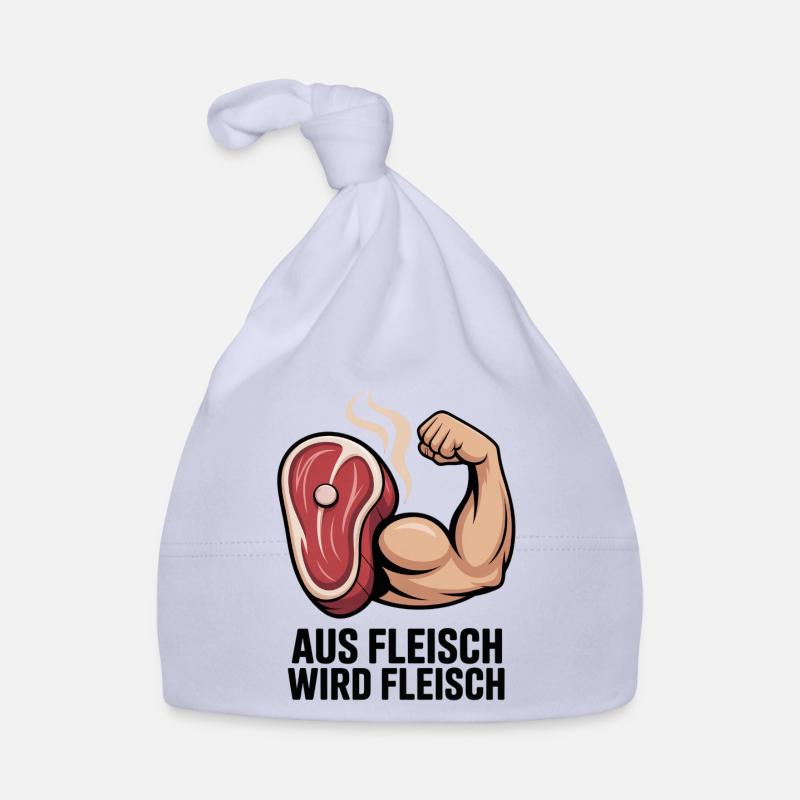 Aus Fleisch wird Fleisch Fitness Baby Bio-Mütze