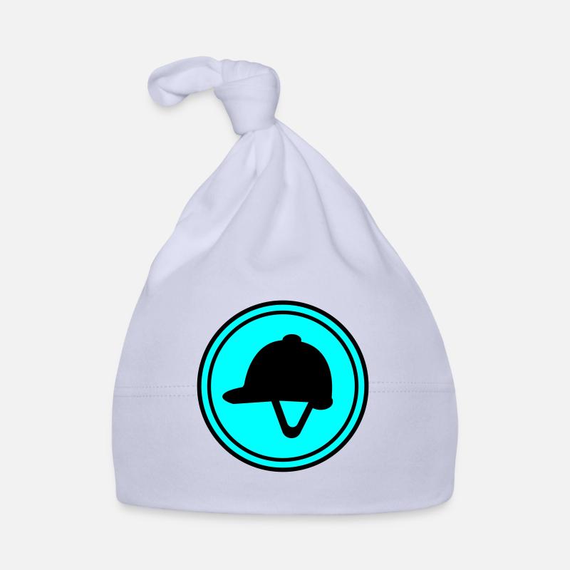 Equestrian hat icon Organic Baby Cap