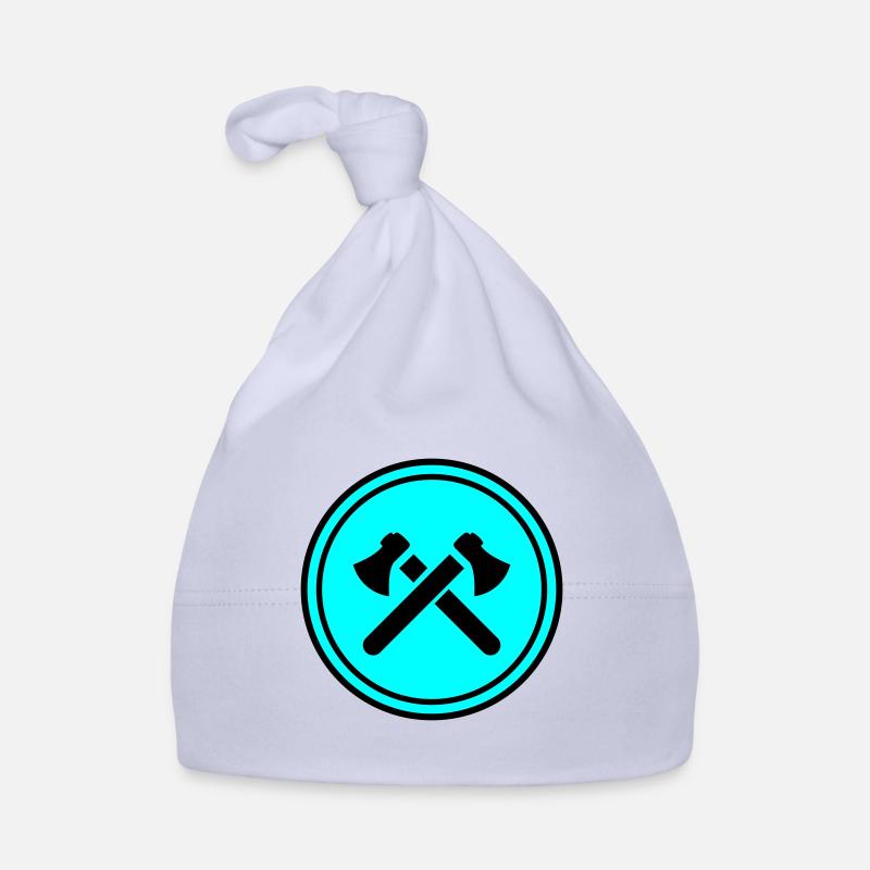Axe icon Organic Baby Cap