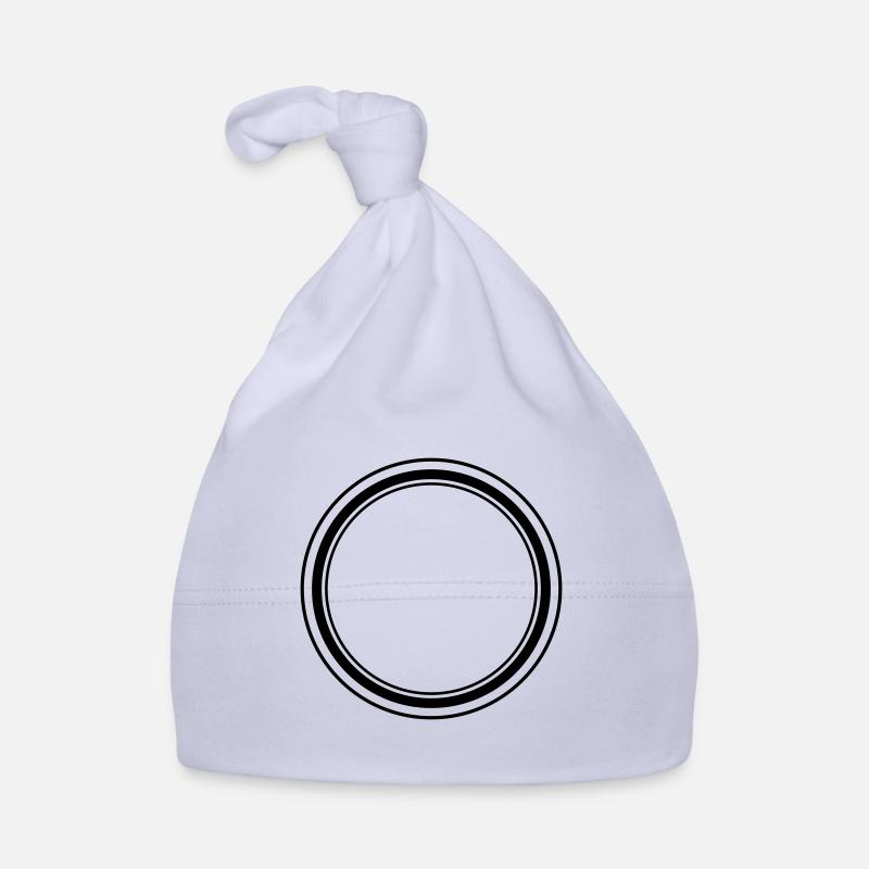Conception de cercle Bonnet bio Bébé