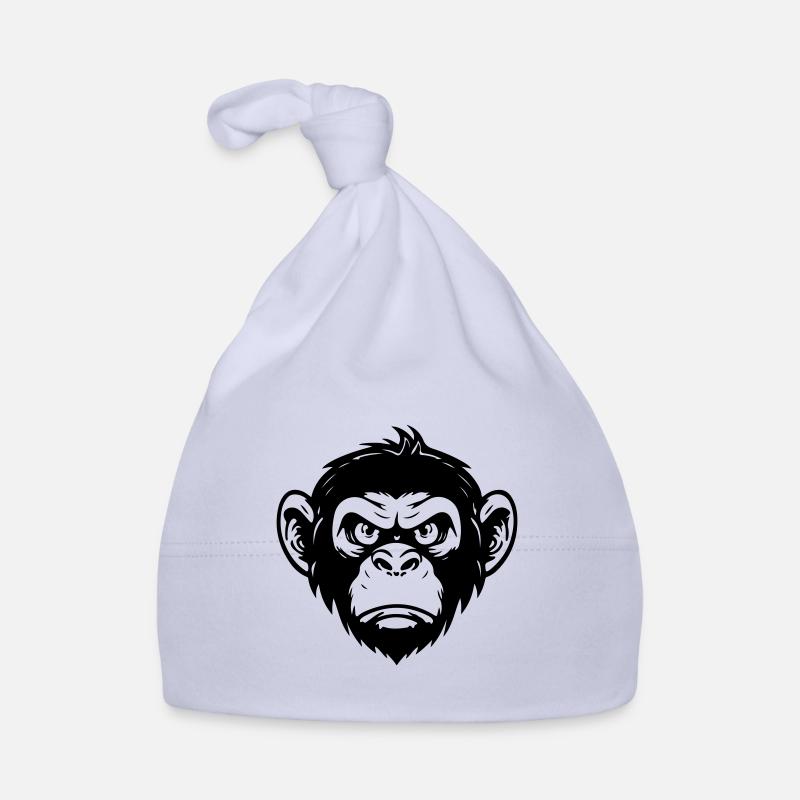 Affe Kopf Baby Bio-Mütze