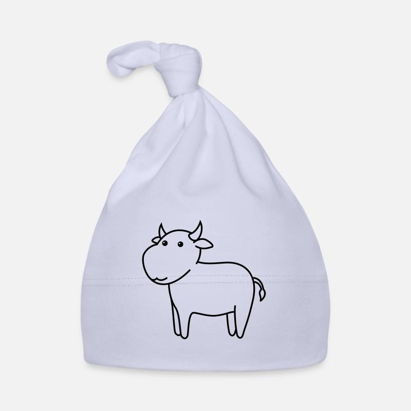 Taurus Comic Animal Organic Baby Cap