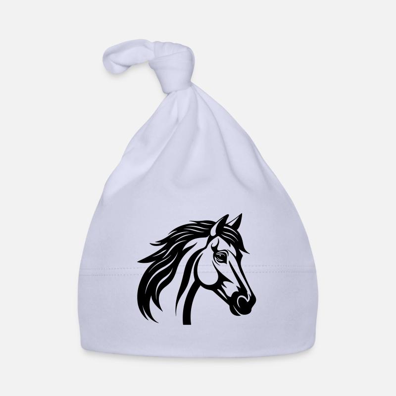 Tête de cheval Bonnet bio Bébé