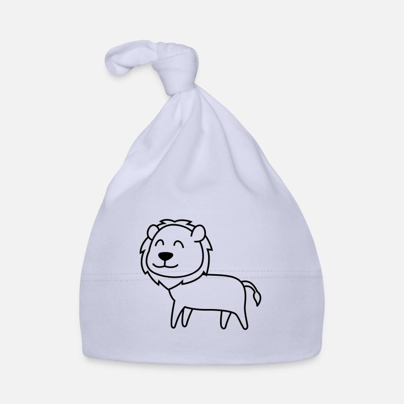 Löwe Comic Tier Baby Bio-Mütze