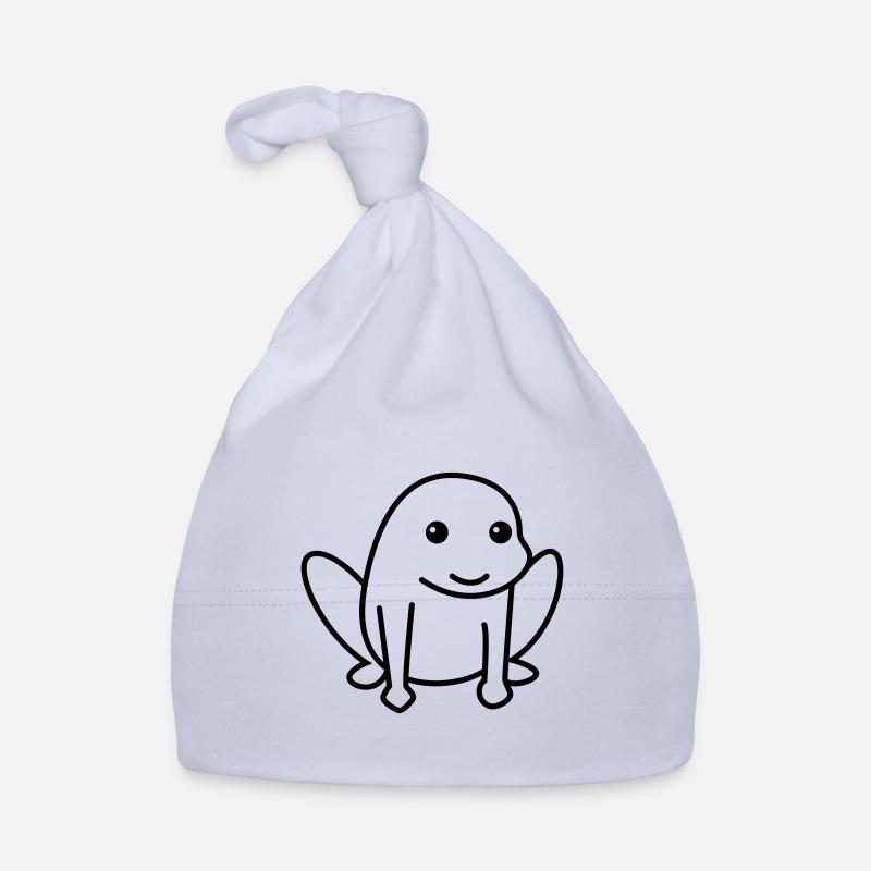 Frosch Comic Tier Baby Bio-Mütze