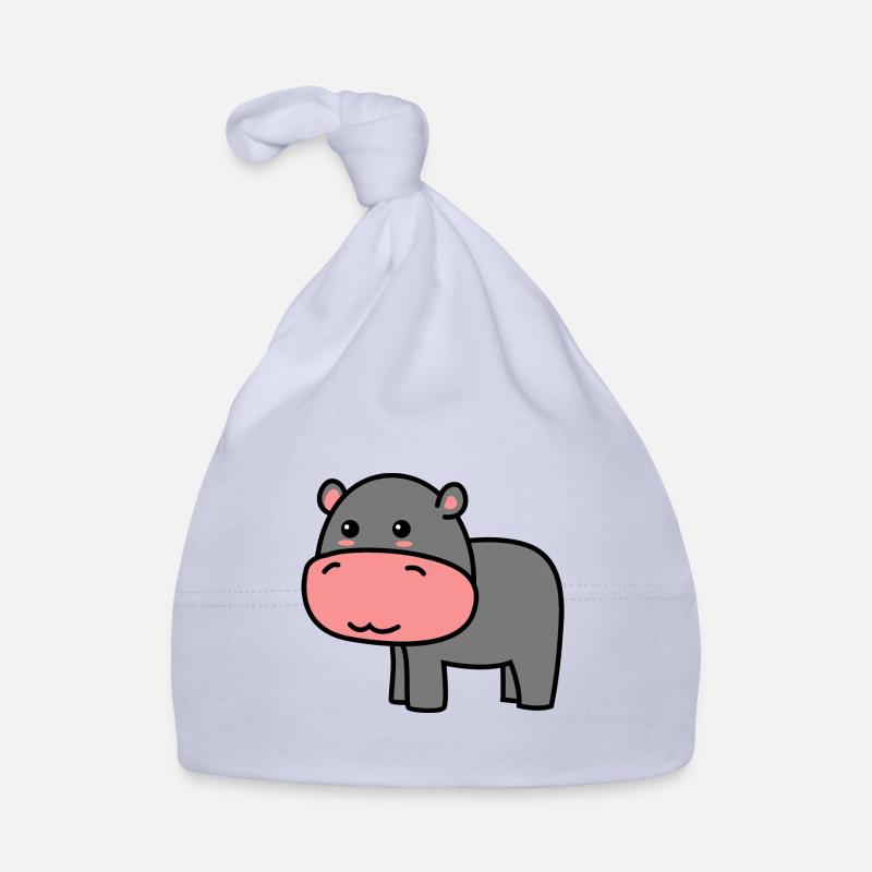 Hippopotame Comic Animal Bonnet bio Bébé