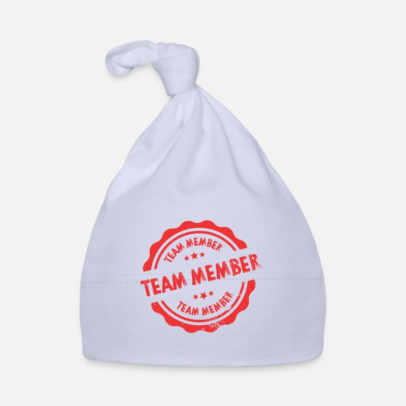 Team Stamp Organic Baby Cap