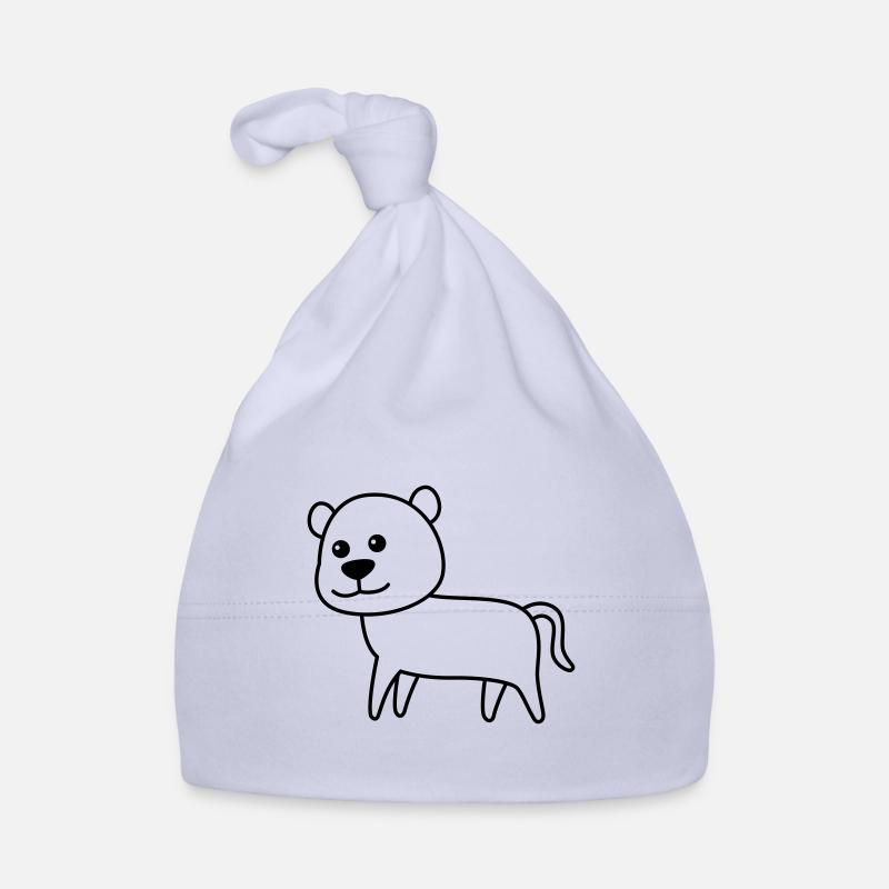 Panther Comic Tier Baby Bio-Mütze