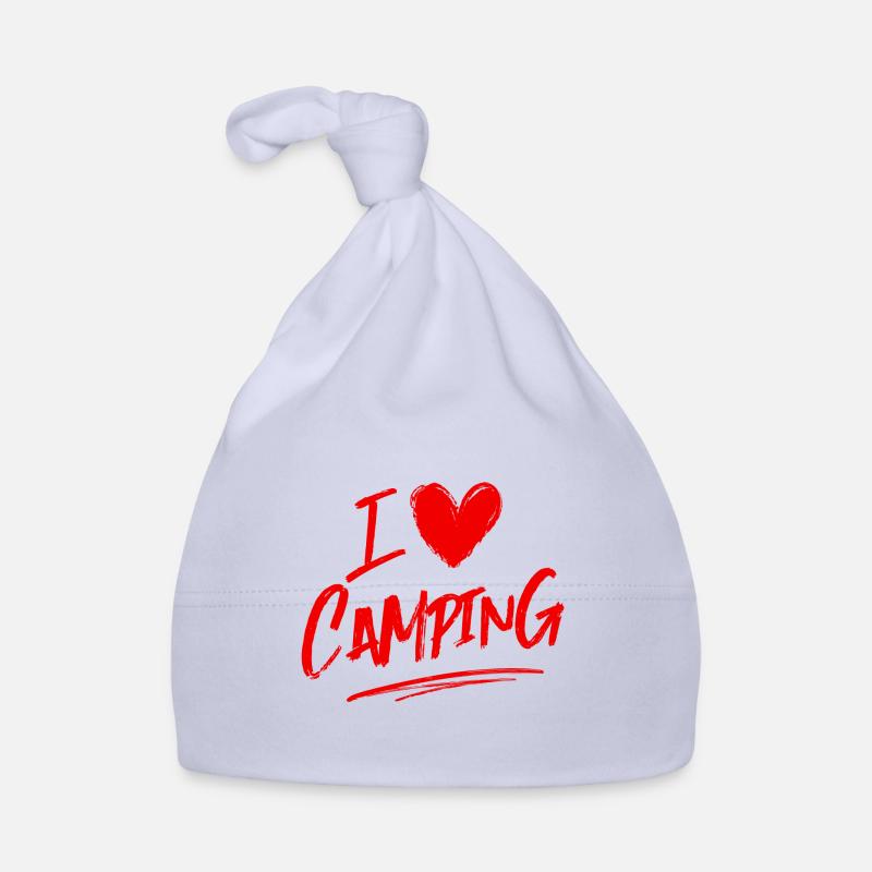 I love camping Organic Baby Cap