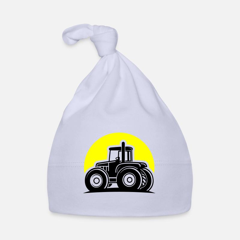 Tractor Icon Farmer Icon Organic Baby Cap