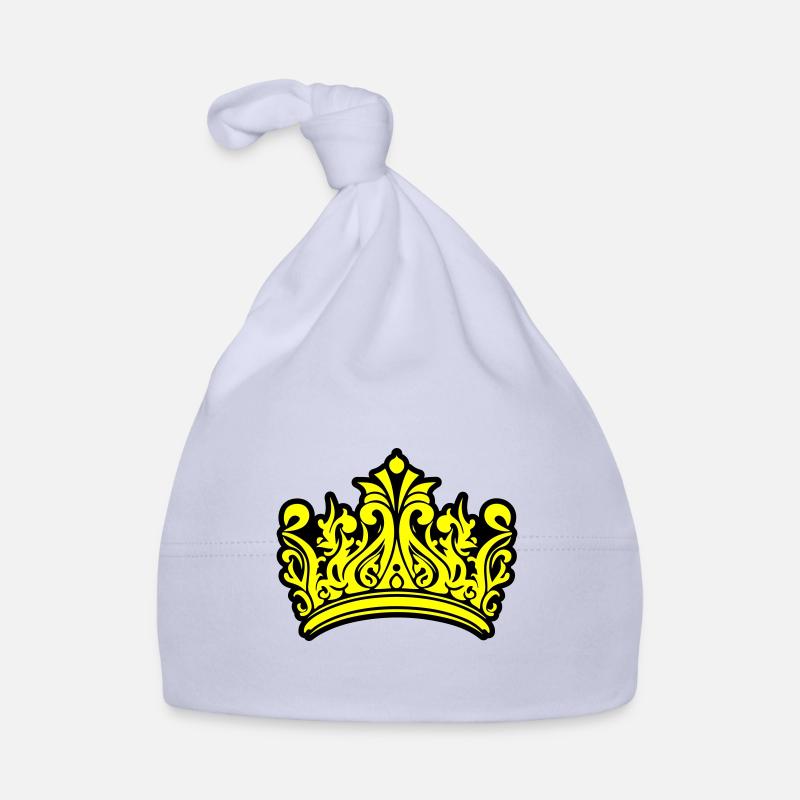 Crown Symbol Design Organic Baby Cap