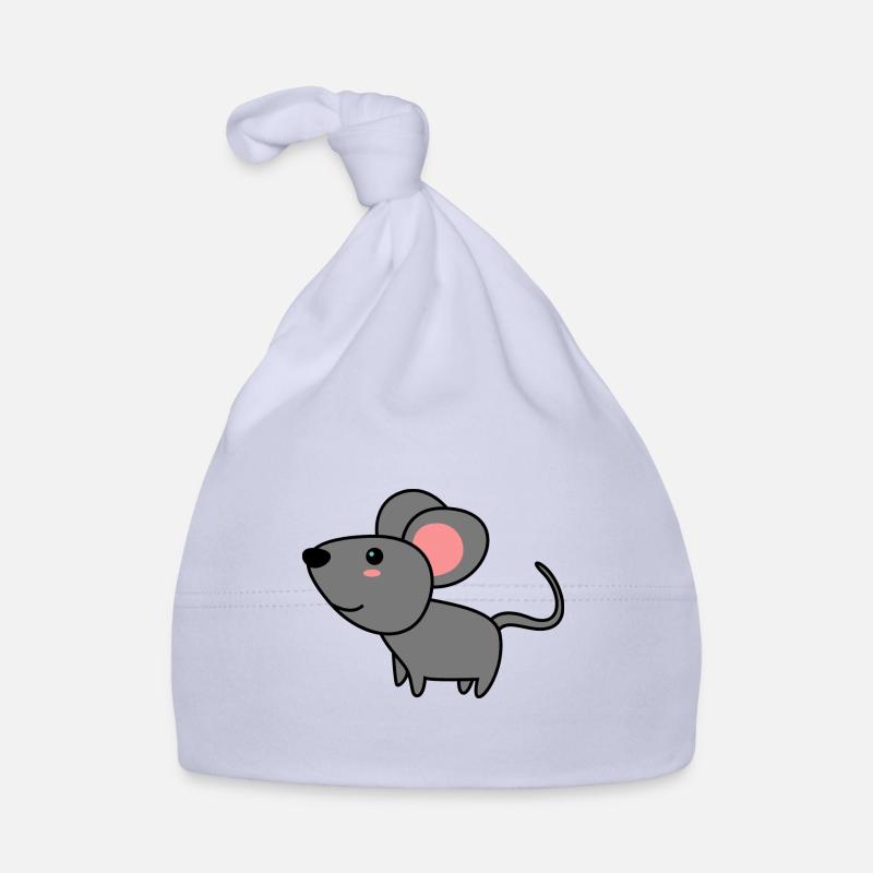 Mouse Comic Animal Organic Baby Cap